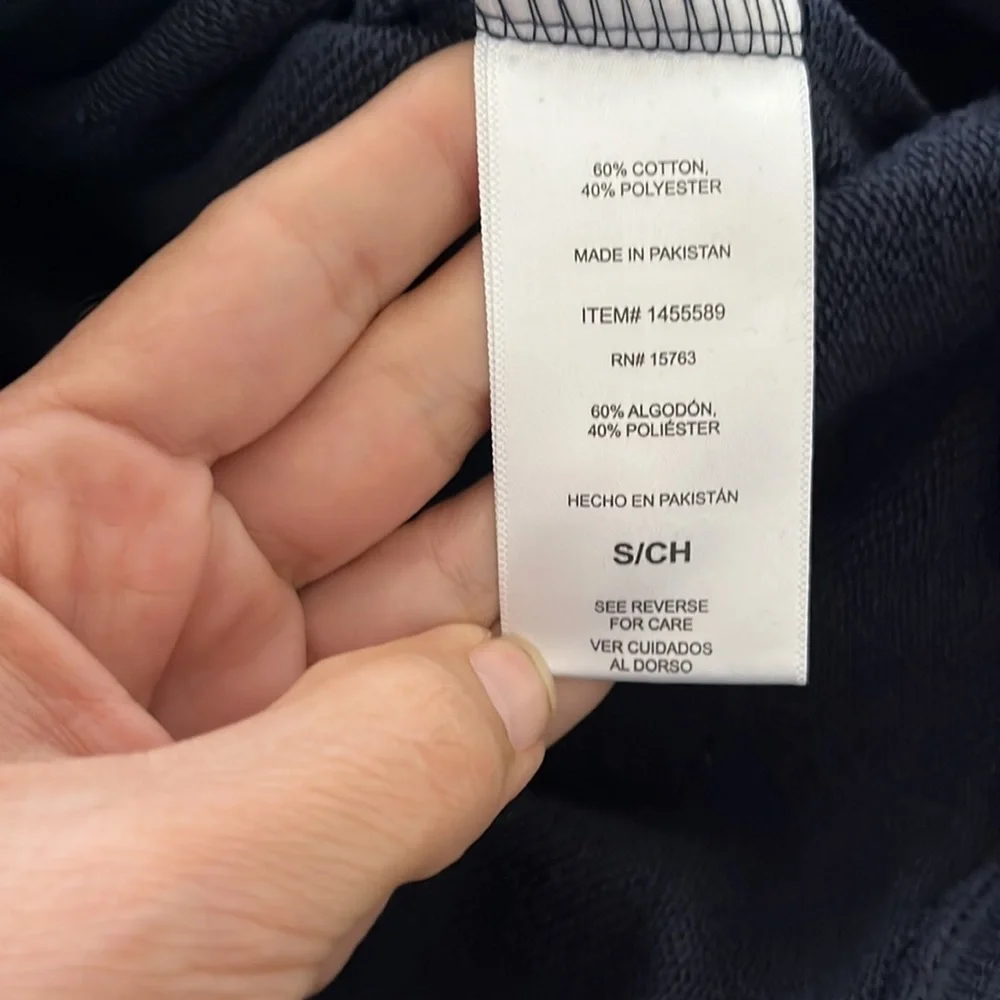 NWT Champion navy color zip up hoodie Size S